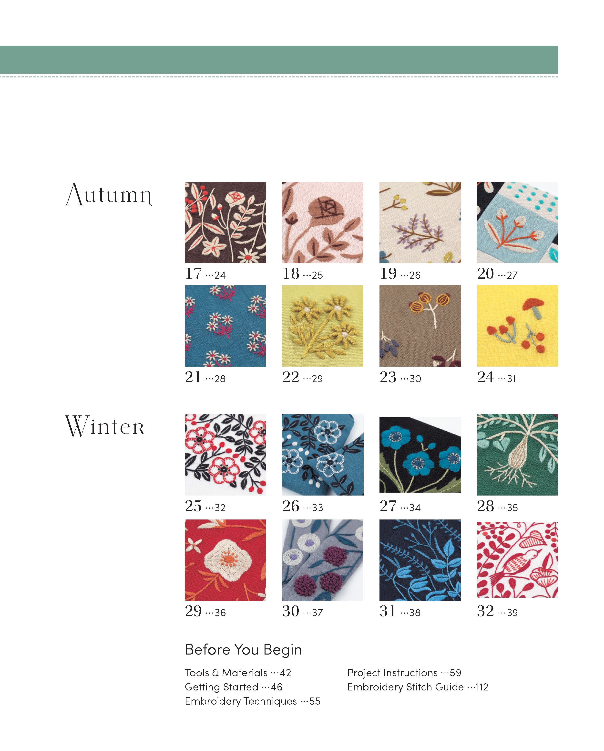 Artful Botanical Embroidery — Zakka Workshop Retail